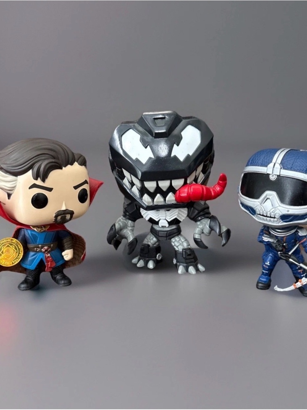 LOT OF 3 Marvel Funko Pops! Loose OOB Dr Strange Venom Taskmaster